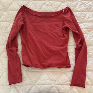 Brandy Melville Red Long Sleeve